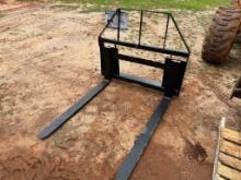UNUSED AGT 48 INCH SKID STEER FORK ATTACHMENT