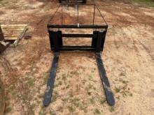 UNUSED AGT 48 INCH SKID STEER FORK ATTACHMENT