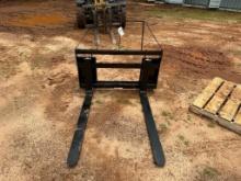 UNUSED AGT 48 INCH SKID STEER FORK ATTACHMENT