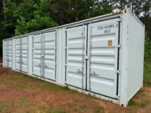 40 FT MULTI-DOOR SHIPPING CONTAINER (HIGH-CUBE, CONTAINER NUMBER CFGU4028552)