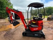 UNUSED AGT QK20R MINI EXCAVATOR (GAS MOTOR, HYDRAULIC THUMB, SN-QK20R202412180211)
