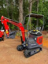 UNUSED AGT MX15RX MINI EXCAVATOR (GAS MOTOR, MANUAL THUMB, OPEN STATION, SN-MX15RX2025X000126)