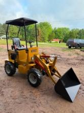 UNUSED AGT KRW23 ARTICULATING LOADER (GAS MOTOR, 39 INCH SMOOTH BUCKET, SN-KRW232025L0202160)