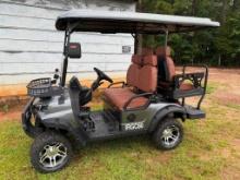 2025 IRGC80 60V GOLF CART (ODO READS 83 MILES, FLIP REAR SEAT, BACK-UP CAMERA, EXT. TOP, TOUCH