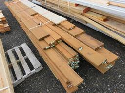 LOT OF ASSORTED TREATED LUMBER