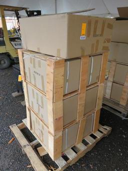 PALLET W/ (4) 24'' CERAMIC BATH VANITY COUNTERS