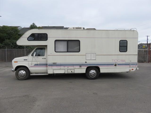 1991 TIOGA MONTARA 24' CLASS C MOTORHOME BY FLEETWOOD ON A FORD E-350 CHASSIS