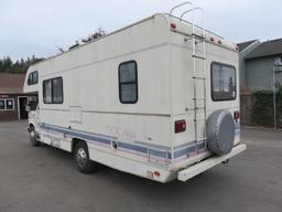 1991 TIOGA MONTARA 24' CLASS C MOTORHOME BY FLEETWOOD ON A FORD E-350 CHASSIS