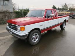 1991 FORD F250 XLT LARIAT EXTENDED CAB PICKUP *BRANDED TITLE - TOTALED RECONSTRUCTED