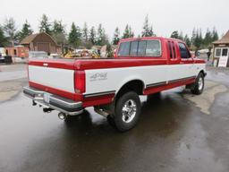 1991 FORD F250 XLT LARIAT EXTENDED CAB PICKUP *BRANDED TITLE - TOTALED RECONSTRUCTED