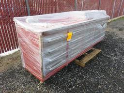 10' 20 DRAWER HEAVY DUTY METAL WORK BENCH W/HANGING PEG BOARD