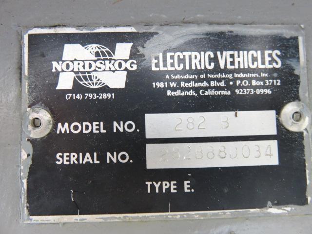 NORDSKONG 282B ELECTRIC UTILITY CART