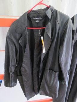 SAVANNAH LEATHER JACKET, SIZE XL