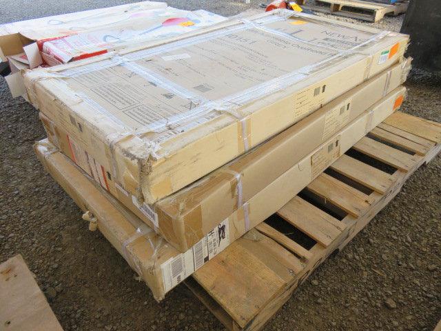 (3) NEW AGE 4' X 8' ADJUSTABLE OVERHEAD RACK