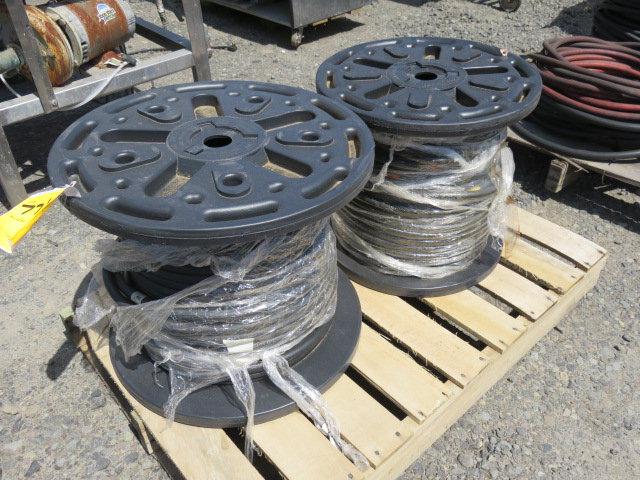 PALLET W/(2) ROLLS OF 300 P.S.I. AIR HOSE