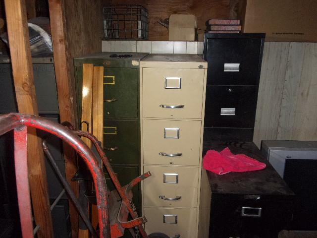 APPROXIMATELY (12) METAL FILE CABINETS