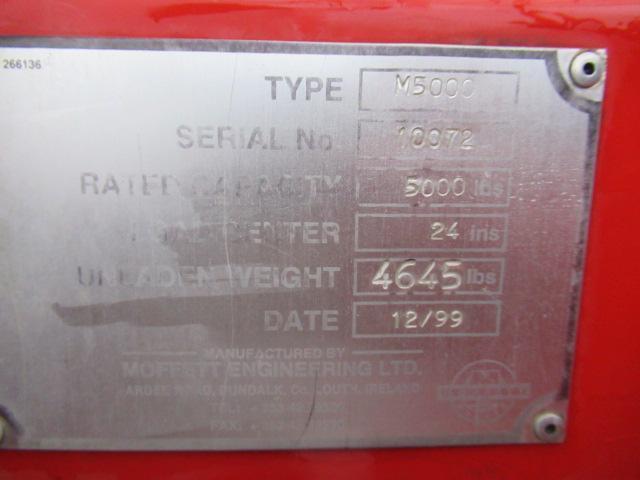 MOFFETT M5000 PIGGY BACK FORKLIFT