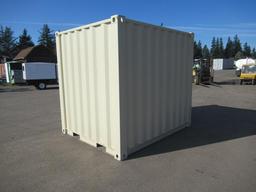 2020 7' X 9' SHIPPING CONTAINER W/ SIDE MAN DOORS AND WINDOW (UNUSED)