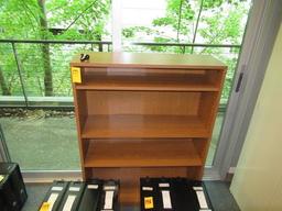 (3) WOOD BOOKCASES