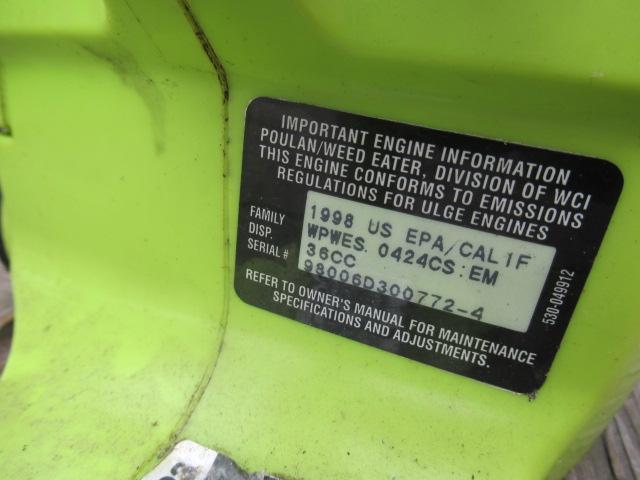 EAGER BEAVER 626771 GAS POWERED CHAINSAW W/ 20'' BAR, POULAN PIONEER 2050 GAS POWERED CHAINSAW W/