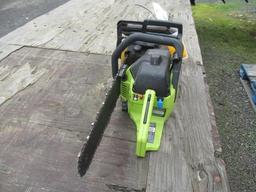 EAGER BEAVER 626771 GAS POWERED CHAINSAW W/ 20'' BAR, POULAN PIONEER 2050 GAS POWERED CHAINSAW W/