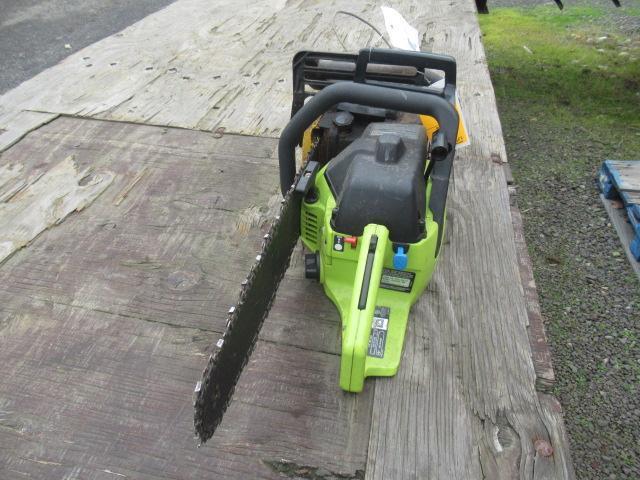 EAGER BEAVER 626771 GAS POWERED CHAINSAW W/ 20'' BAR, POULAN PIONEER 2050 GAS POWERED CHAINSAW W/