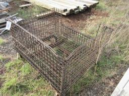 WIRE METAL CRATE