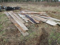 ASSORTED 2'' X 12'' & 2'' X 10'' WOOD BOARDS