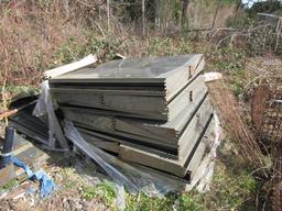 ASSORTED METAL SHELVING