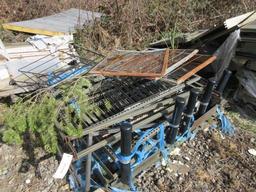 ASSORTED METAL SHELVING