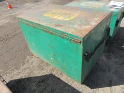 GREENLEE 626 STORAGE BOX ON CASTERS