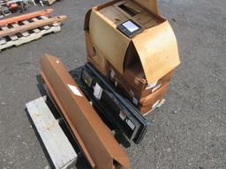 ASSORTED ELECTRICAL PARTS, (5) NEMA 4X BATTERY POWERED EMERGENCY LIGHTING UNITS, & ASSORTED LIGHT
