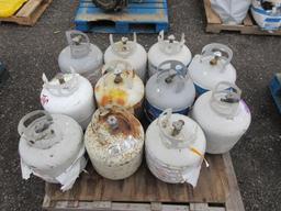 (11) 15LB PROPANE TANKS