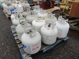 (12) 15LB PROPANE TANKS