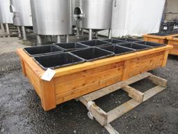 10-POT CEDAR PLANTER
