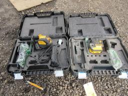 (2) DEWALT LASER LEVELS, *(1) HAS BROKEN SCREEN