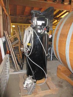 CENTRAL PNEUMATIC CN560V VERTICAL AIR COMPRESSOR, SINGLE PHASE, 230V