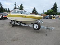 1991 SEASWIRL 208 SPYDER SPORT FIBERGLASS BOAT