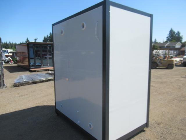 2023 SIMPLE SPACE PORTABLE RESTROOM W/ (2) SEPARATE STALLS (UNUSED)