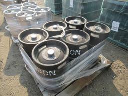 (6) EMPTY DAS PLUS KEGS
