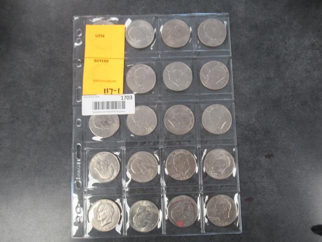 (16) 1971 LIBERTY SILVER DOLLARS & (4) 1972 LIBERTY SILVER DOLLARS