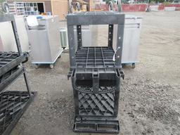 (2) 36'' X 24'' RUBBERMAID ROLLING CARTS
