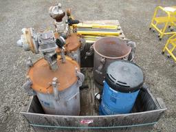 HEPA ALLERGY MACHINE & (3) BINKS PRESSURE TANKS