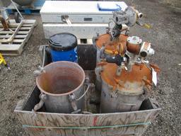 HEPA ALLERGY MACHINE & (3) BINKS PRESSURE TANKS