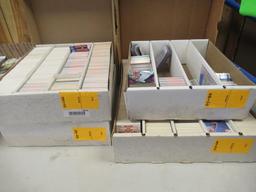 (3) BOXES OF ASSORTED BASKETBALL CARDS & (1) BOX OF ASSORTED BASEBALL/BASKETBALL CARDS