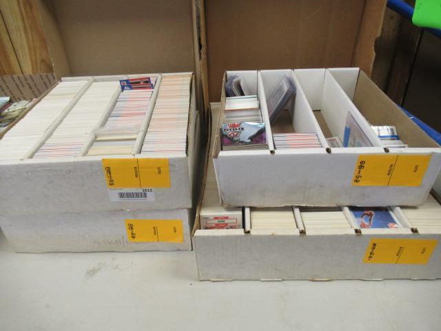 (3) BOXES OF ASSORTED BASKETBALL CARDS & (1) BOX OF ASSORTED BASEBALL/BASKETBALL CARDS