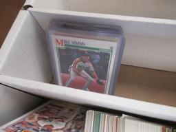 (3) BOXES OF ASSORTED BASKETBALL CARDS & (1) BOX OF ASSORTED BASEBALL/BASKETBALL CARDS