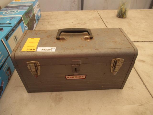 CRAFTSMAN TOOLBOX W/ ASSORTED SOCKETS & WRENCHES