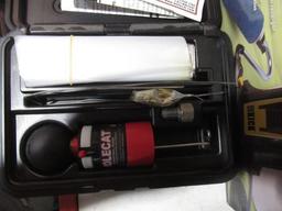 MOLECAT POWDER ACTUATED YARD TOOL, WAGNER SIDEKICK MULTI-ROOM POWERED PAINT ROLLER, & CRAFTSMAN