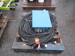 TEMPORARY POWER OUTLET BOX W/ 5/0 CABLE